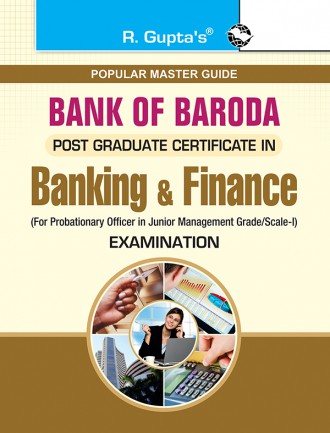RGupta Ramesh Bank of Baroda (PG Certificate) Banking and Finance Entrance Exam Guide English Medium